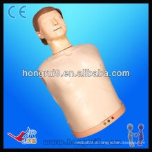 Manequim eletrônico eletrônico avançado do treinamento do CPR do meio-organismo de ISO